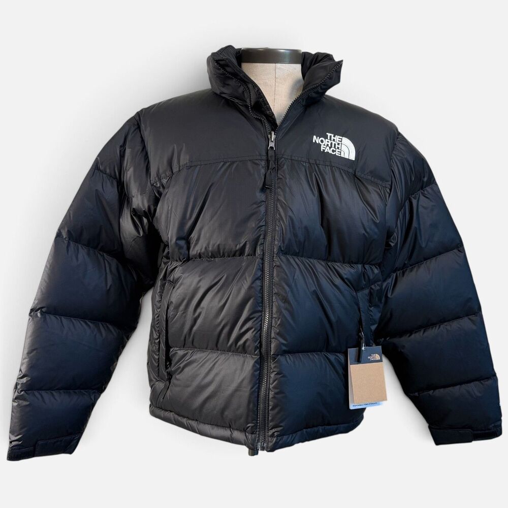 The North Face 1996 Retro Nuptse Jacket Mens Large Black 700 Fill Down NWT